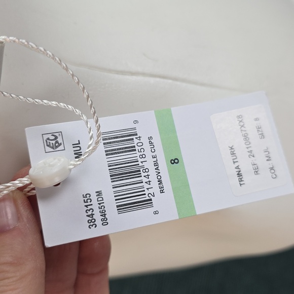 Trina Turk Bikini Top Hawaiian Garden Triangle Style - Picture 5 of 8